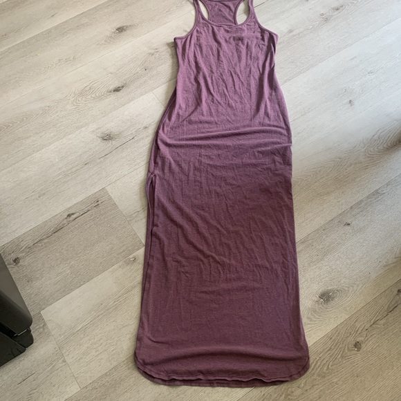 Lululemon Refresh Maxi Dress (Heathered Dusty Mauve) Size 4 - Picture 3 of 10